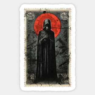 Dark Postage Stamp Sticker